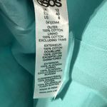 ASOS Embroidered Floral Beaded Shift Dress Light Blue US 8 Photo 9