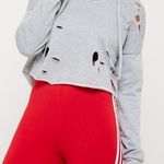 Rue 21 Distressed Cropped Hoodie Photo 0