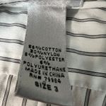 Chico's  Striped Shirt Women XL Cotton Stretch Business Casual Workwear Career Photo 8