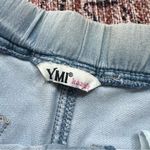 Ymi  NWT Jeans Kozy Fit Knit Denim Shorts High Rise Light Wash Blue Size  Medium Photo 6