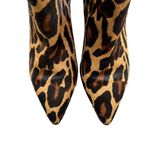 Sole Society - Cadyna Leopard Print Point Toe Pull On Booties Sz 6.5 Photo 2