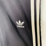 Adidas  Cotton Jersey 3 Stripe Leggings Black White Sz Small Photo 4