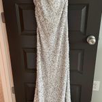Cache White Sequin Gown Dress (formal, Semi formal) Photo 0