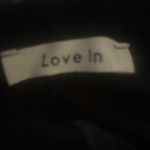 Love In Off the should 3/4 sleeve dress. Black. Small. NWOT Photo 2