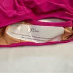 J.Crew NWT Ruched Ruffle One Piece Swimsuit Pink Size 0 V Neck Barbie Bright Photo 3