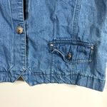 Vintage Original Russ Sport Company Denim Vest Blue Size L Photo 3