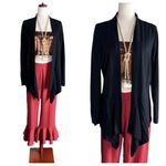 Ivanka Trump  Open Front Cascading Cardigan Photo 1