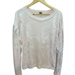 Free People  Milan Layering Top Light Pink Blush Pink Crushed‎ Velvet Small Photo 1