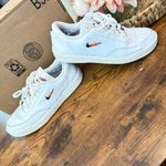 Nike Court Vintage Premium White Orange Black Shoes Sneakers Mens Size 6.5 Photo 5