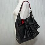 Carlos‎ Falchi Vintage black
Soft Leather Drawstring CROSSBODY Bag Black Photo 2