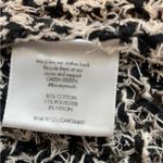 Eileen Fisher  Sweater L Black White Fuzzy Cross Open back Chunky Casual Travel Photo 7