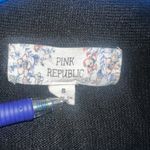 Pink republic  Women’s Black Open Front Cardigan Sweater with Pockets Size S Photo 4