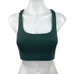 Girlfriend Collective  Women's Teal Halter Neck Cropped Sports Top Bra Size XS Photo 0