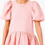English Factory NEW  Dress‎ Pink Penelope Puff Sleeve Drop Waist Mini Dress Sz XS Photo 0