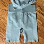 Bailey 44 Gray Sleeveless Top and Biker Shorts Set Photo 1