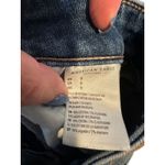 American Eagle  Blue Distressed Ripped Hi-Rise Shortie Cuffed Shorts Women Sz 0 Photo 12