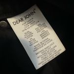 Dear John  Audrey Wide Leg Cuffed Jeans Black Size 26 Photo 4