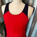 Cynthia Rowley Red Blue Color Block Sleeveless Blouse Top Tank Womens Size Small Photo 6