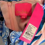 Lilly Pulitzer Donna Romper Pink Tropics Tint Heat Wave Engineered Women’s Sz 8 Photo 5