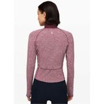 Lululemon Always Alert 1/2 Zip in Heathered Garnet Photo 1