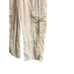 Wild Fable  Wide Leg Cargo Pants Women XS Mid-Rise Pull On Cream Off White Casual Photo 4