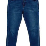 KanCan Womens Mid Rise Raw Cut Off Hem Distressed‎ Skinny Ankle Jeans Blue Sz 29 Photo 0