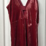 Anthropologie  Velvet V-neck Mulberry Dress Size 4 Photo 10
