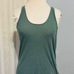 prAna Ribbed Tank Top Racerback Yoga Athletic Green Sleeveless Womens Small Photo 0