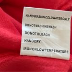 Solitaire Size M coral orange red eyelet floral dress with ruffle sleeves Photo 10