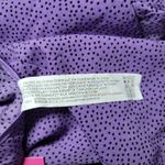 Stradivarius Love for Humanity in Purple Black Polka Dot Belted Skort L NWT Photo 8
