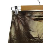 Blackmilk Liquid Gold Mini Skirt Size Medium Retro Foil Metallic Clubwear Photo 3