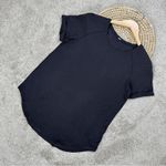 Lululemon Women’s Open Up Tie Back Tee Shortsleeve Workout Gym in Black 4 Photo 2