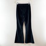 Aerie  Ribbed Velour Corded Groovy Flare Leggings Pants Black XS Photo 3