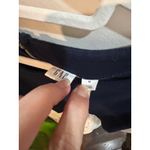 Gap  Top Womens M Medium Blue Round Neck Short Sleeve Zipper‎ Back Casual Photo 3