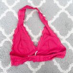 Free People Hot Pink Lace Halter Bralette Photo 1
