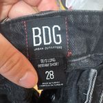 BDG Urban Outfitters Size 28 Black Denim High-Rise 90s Long Inseam Short. Photo 3