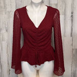 1. State  red blouse size small Photo 0