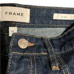 frame denim FRAME Le Jane Colour-Block StraightLeg High-Rise Stretch Denim Jeans Size27 Tall Photo 10