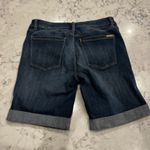 White House | Black Market  Bermuda‎ Denim Shorts Dark Wash Size 8 Photo 2