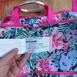 Lilly Pulitzer Palm Weekender Convertible Overnight Duffel Tote Large Travel Bag Photo 10