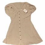 Lush Clothing Lush Beige Mini Dress Medium  Photo 6