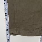 Maurice's Olive Green Double Cloth High Rise Cargo Crop Pants Photo 11