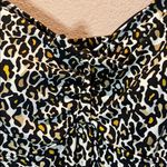 Swimsuits for All Women’s Leopard Print Swim Dress Size 24 Black Photo 4