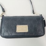 Bebe Black Crossbody Clutch Wallet Bag 8x4 Photo 1