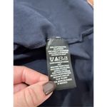 Nic+Zoe  navy embroidered neckline dress size m Photo 9