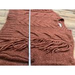 Urban Outfitters Faye Shimmer Fringe Cable Knit Sweater Size M Photo 8