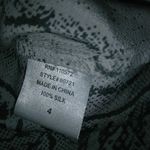 Twelfth Street Cynthia Vincent 4 XS Silk White Snake Mini Dress Gray Photo 6