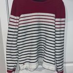 JOULES Knitwear (Crafted by the Finest Yarns)Raspberry Stripped Sweater Photo 4