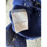 Lands' End  Blue Winter Holiday Scene Relaxed Fit Mock Neck Shirt Women’s Medium Photo 6