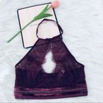 Victoria's Secret Purple Lace/Chain Lux Bralette S NWT Photo 3